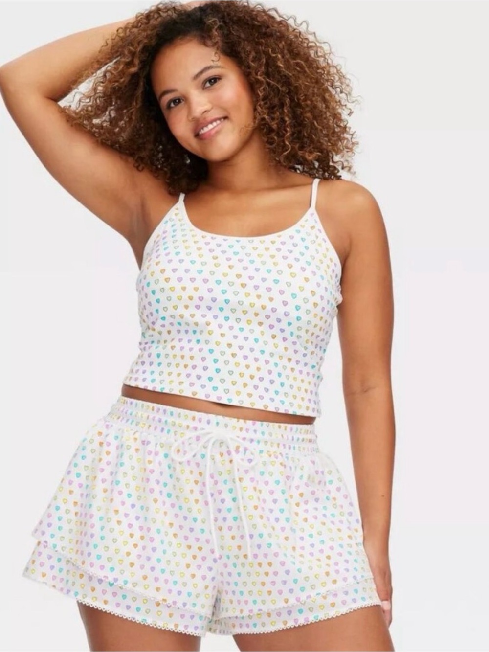 Roller Rabbit Disco Hearts Ruffle Shorts Size Small-Like New